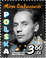 Poland 2022 / Miron Białoszewski - Poet, Prose Writer, Playwright / MNH** - Nuevos