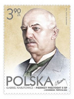 Poland 2022 / Gabriel Narutowicz - First President Of The Second Republic Of Poland MNH** Stamp - Neufs