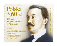 Poland 2022 / 100th Anniv Of The Union Of Poles In Germany, Count Stanislaw Sierakowski President / Stamp MNH** New!!! - Nuovi