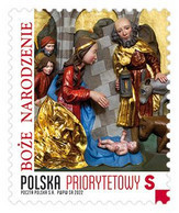 Poland 2022 / Christmas, Nativity Of Jesus, Archcathedral Basilica, Mary And Joseph, S-format Priority MNH** New!!! - Nuovi