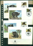 PAKISTAN OURS WWF 4 VAL SUR 4 FDC A PARTIR DE 1 EURO - FDC