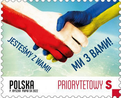 Poland 2022 / We Are With You! Solidarity With Ukraine, Brzegini Sculpture, Independence Square In Kyiv MNH** New!!! - Nuevos