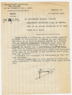 Jean Rapenne.Gouverneur.Commandement Militaire Des Troupes De Guyane Et Inini.note Secrète.appréciations Défavorables. - Documenti