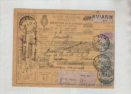 Poste Italiane 1927 Aviano Modane Mazzocco Taverny Barrau à Identifier - Autres & Non Classés