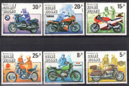 Timbres Thèmes Transport Motos - Motorräder