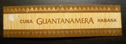 U62 Bague Bagues Cigare Cigares  Guantanamera  1 Pièce(s) - Cigar Bands