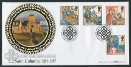 1997 GB Missions Of Faith First Day Cover, Saint Columba, Iona Abbey, Scotland Benham BLCS 125b FDC - 1991-2000 Em. Décimales