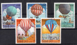 Timbres Thèmes Transport Montgolfières - Airships