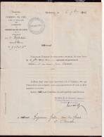 DDFF 779 - Chemins De Fer De L' Etat - Courrier Avec Cachet De La Direction Commerciale - Réclamations 1902 - Sonstige & Ohne Zuordnung