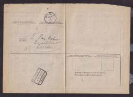 DDFF 780 - Chemins De Fer De L' Etat -  Avis De Non-Livraison De BILSEN 1921 - Cachets Postal Et De Gare - Autres & Non Classés