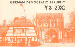 German Democratic Republic Radio Amateur QSL Card Y03CD Y32XC 1983 - Radio Amatoriale