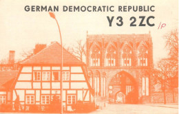 German Democratic Republic Radio Amateur QSL Card Y03CD Y32XC 1983 - Radio Amatoriale