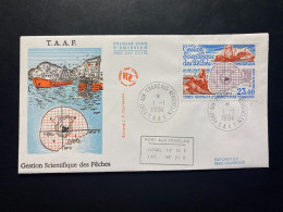 Enveloppe 1er Jour "Gestion Scientifique Des Pêches" 01/01/1994 - PA130 - TAAF - Iles Kerguelen - Bateaux - Chalutiers - FDC