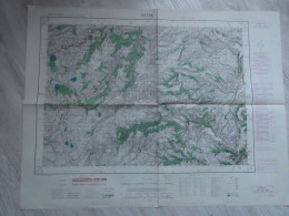 BESSE  - CARTE D ETAT MAJOR - Topographische Karten