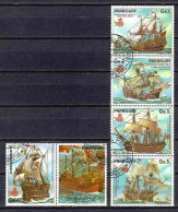 Bateaux Paraguay 1987 (113) Yvert N° 2326 à 2330 Oblitérés Used - Boten