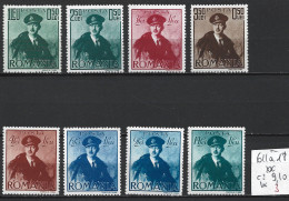 ROUMANIE 611 à 18 ** Côte 9.10 € - Unused Stamps