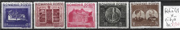ROUMANIE 644 à 48 * Côte 7.50 € - Unused Stamps