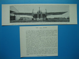 (1929) Avion DYLE Et BACALAN-70, à Trois Moteurs De 600 CV - Zonder Classificatie