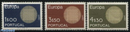 Portugal 1970 Europa 3v, Unused (hinged), History - Europa (cept) - Neufs
