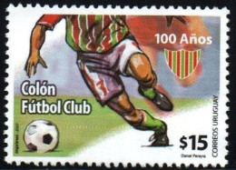 2007 Uruguay Colón Soccer Club Centenary Football #2191 ** MNH - Uruguay