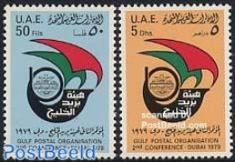 United Arab Emirates 1979 Postal Conference 2v, Mint NH, Post - Posta