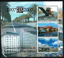 2007 Uruguay Ministry Of Transportation And Public Works Centenary #2190 ** MNH - Uruguay