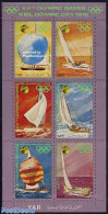 Yemen, Arab Republic 1971 Kiel Olympic City 6v M/s, Mint NH, Sport - Transport - Olympic Games - Sailing - Ships And B.. - Vela