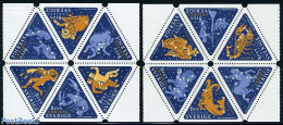 Sweden 1999 Zodiac 12v, Mint NH, Science - Ungebraucht