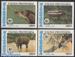 Nicaragua 1985 WWF, Animals 4v, Mint NH, Nature - Animals (others & Mixed) - World Wildlife Fund (WWF) - Nicaragua
