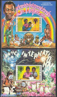 Djibouti 1979 Year Of The Child 2 S/s, Mint NH, Performance Art - Science - Various - Circus - Education - Year Of The.. - Circus