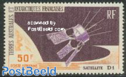 French Antarctic Territory 1966 D1 Satellite 1v, Mint NH, Transport - Various - Space Exploration - Joint Issues - Ongebruikt