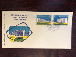 SURINAM FDC COVER 1962  YEAR HOSPITAL HEALTH MEDICINE STAMPS - Surinam ... - 1975