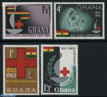 Ghana 1963 Red Cross 4v, Mint NH, Health - Red Cross - Red Cross