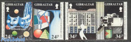 Gibraltar 1993 Europa, Modern Art 2x2v [:], Mint NH, History - Performance Art - Europa (cept) - Theatre - Art - Photo.. - Teatro