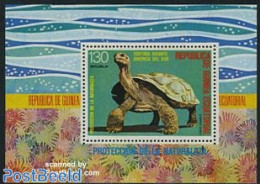 Equatorial Guinea 1977 Turtle S/s, Mint NH, Nature - Animals (others & Mixed) - Reptiles - Turtles - Guinea Equatoriale