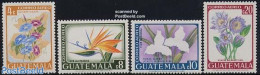 Guatemala 1967 Flowers 4v, Mint NH, Nature - Flowers & Plants - Guatemala