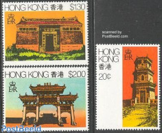 Hong Kong 1980 Architecture 3v, Mint NH, Art - Architects - Neufs