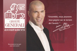 Pub De Zinedine ZIDANE  Pour Le  GROUPE GENERALI Assurance - Advertising