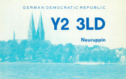 German Democratic Republic Radio Amateur QSL Card Y03CD Y23LD 1984 - Radio Amatoriale