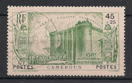 CAMEROUN - 1939 - N°YT. 192 - Révolution Française 45c + 25c Vert - Oblitéré / Used - Usados