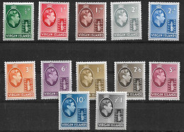 VIRGIN ISLANDS 1938-48 KING GEORGE VI MNH - Iles Vièrges Britanniques