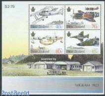 New Zealand 1987 Airforce S/s, Mint NH, Transport - Aircraft & Aviation - Unused Stamps