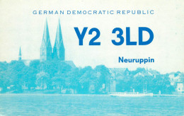 German Democratic Republic Radio Amateur QSL Card Y03CD Y23LD 1984 - Radio Amatoriale