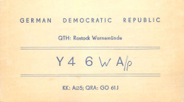 German Democratic Republic Radio Amateur QSL Card Y03CD Y46WA 1983 - Radio Amatoriale