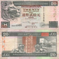Hong Kong / 20 Dollars / 2001 / P-201(d) / VF - Hong Kong