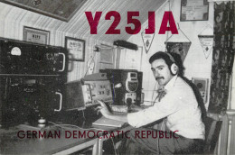 German Democratic Republic Radio Amateur QSL Card Y03CD Y25JA 1984 - Radio Amatoriale