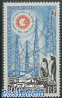 French Antarctic Territory 1963 Quiet Sun Year 1v, Mint NH, Nature - Science - Penguins - Telecommunication - Neufs