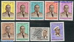 Congo (Kinshasa) 1961 Parliament 9v, Mint NH, History - Various - Politicians - Maps - Geografía