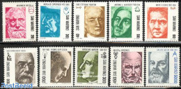 San Marino 1982 Scientists 10v, Mint NH, Health - History - Science - Health - Nobel Prize Winners - Chemistry & Chemi.. - Unused Stamps
