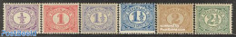 Netherlands 1899 Definitives 6v, Unused (hinged) - Neufs